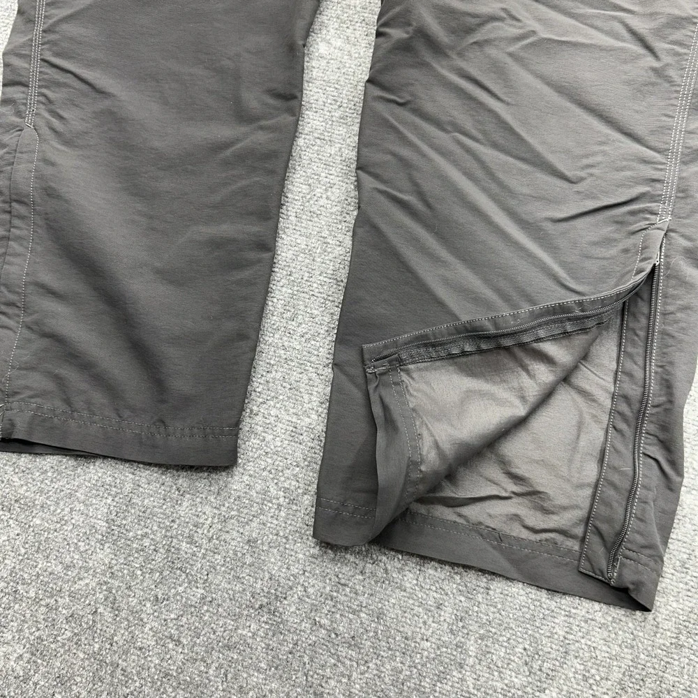 The North Face Pants Mens Large Gray Cargo Convertible Hiking Zip Off Nylon